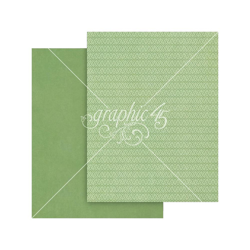 Graphic 45 Patterns & Solids Collection Pack 8.5"x 11" - Fairy Boutique