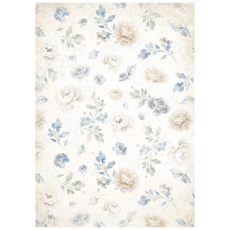 Stamperia Assorted Rice Paper Backgrounds A6 8/Sheets - Timeless