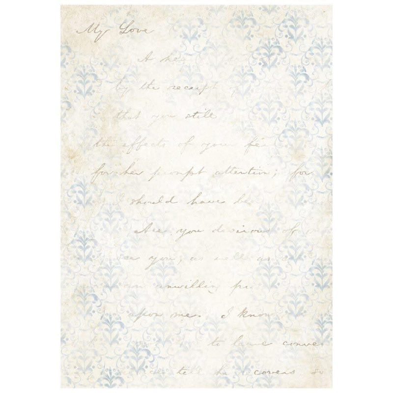 Stamperia Assorted Rice Paper Backgrounds A6 8/Sheets - Timeless
