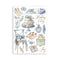 Stamperia A5 Washi Pad 8/Pkg - Timeless