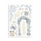 Stamperia A5 Washi Pad 8/Pkg - Timeless