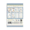 Stamperia A5 Washi Pad 8/Pkg - Timeless