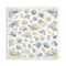 Stamperia Backgrounds Double-Sided Paper Pad 8"x 8" 10/Pkg - Timeless