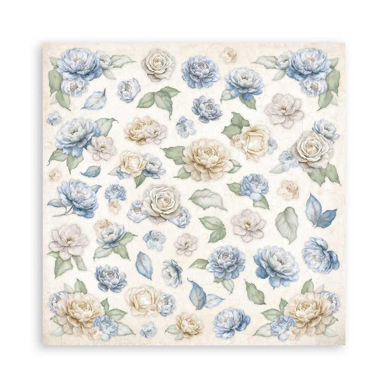 Stamperia Backgrounds Double-Sided Paper Pad 8"x 8" 10/Pkg - Timeless