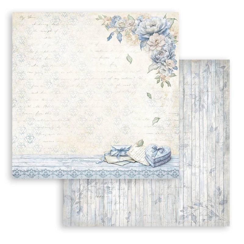 Stamperia Backgrounds Double-Sided Paper Pad 8"x 8" 10/Pkg - Timeless