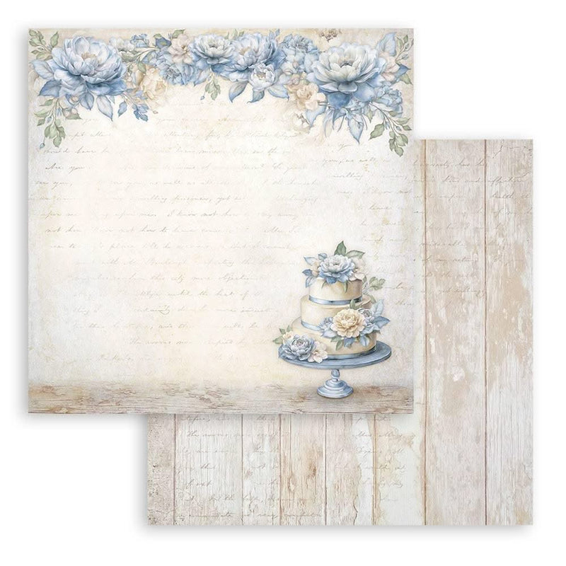 Stamperia Backgrounds Double-Sided Paper Pad 8"x 8" 10/Pkg - Timeless