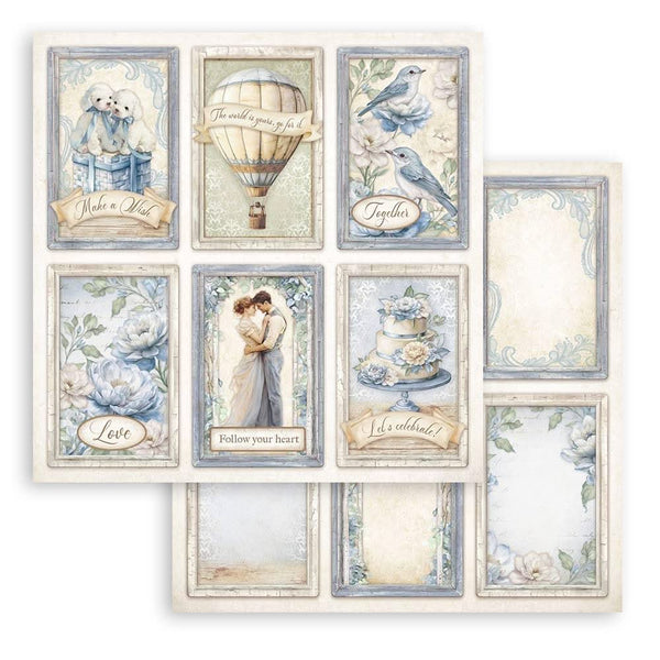 Stamperia Scrapbooking Pad 12"x 12" 10/Pkg - Timeless
