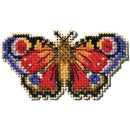 Mill Hill Counted Cross Stitch Kit 3.36"X1.79" Peacock Butterfly