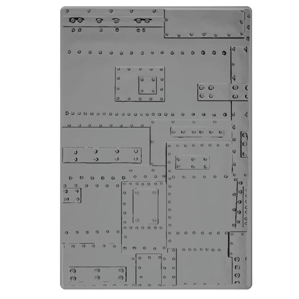 Sizzix 3D Texture Fades Embossing Folder A5 By Tim Holtz - Foundry