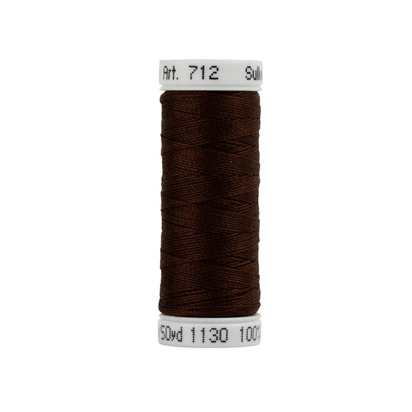 Sulky Cotton Petites Thread 12wt 50yd - Dark Brown