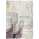 Stamperia Rice Paper Backgrounds A6 8/Pkg - Venice City of Art