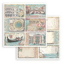 Stamperia Scrapbooking Pad 12"x 12" 10/Pkg - Venice City of Art