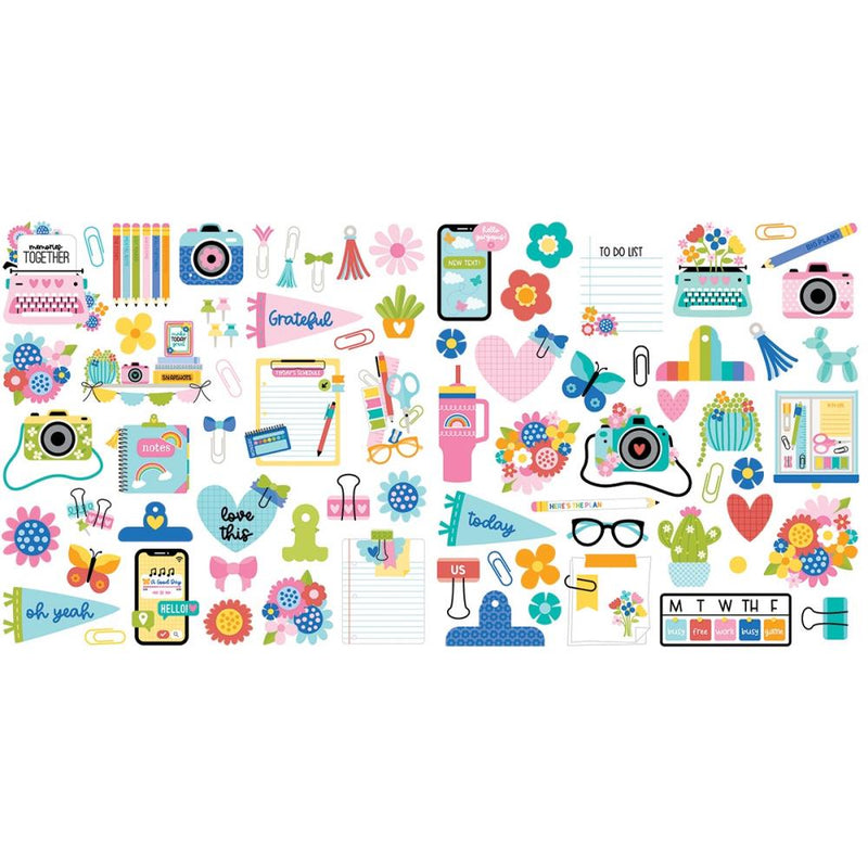 Bella Blvd Cardstock Ephemera Icons, Documented