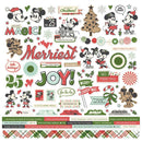 Simple Stories Cardstock Stickers 12"X12" Say Cheese Classic Mouse Christmas