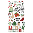 Simple Stories Cardstock Stickers 12"X12" Hard Candy Christmas
