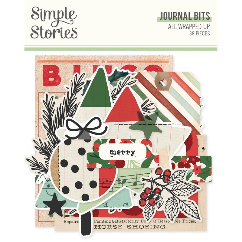 Simple Stories All Wrapped Up Bits & Pieces Die-Cuts Journal