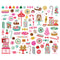 Simple Stories Hard Candy Christmas Bits & Pieces Die-Cuts Sweets