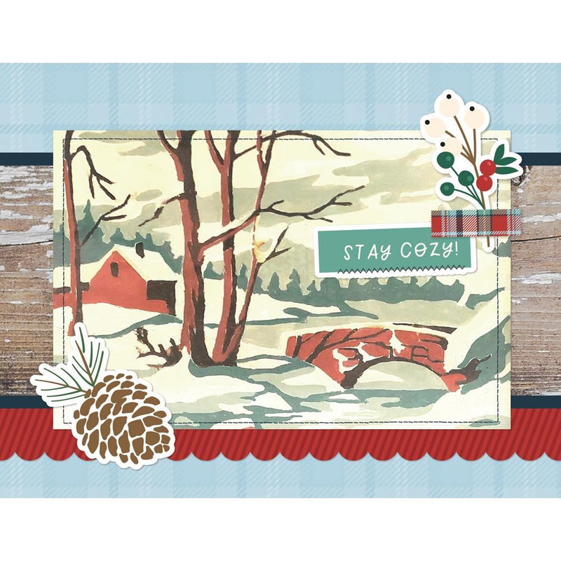 Simple Stories Simple Cards Card Kit Simple Vintage Flannel Season