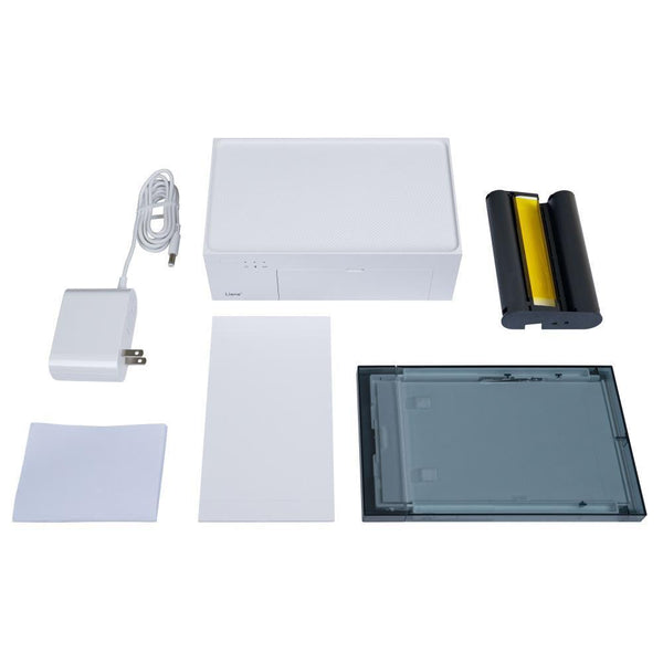 Liene Amber M100 WiFi Photo Printer with 20 Papers, 10 x 15 cm, Smartphone / PC, Premium Photo Printer, Portable Instant 300 DPI, Thermal Sublimation and Stable WiFi Connection Liene Amber M100 WiFi Photo Printer with 20 Papers, 10 x 15 cm, Smartphone / PC, Premium Photo Printer, Portable Instant 300 DPI, Thermal Sublimation and Stable WiFi Connection