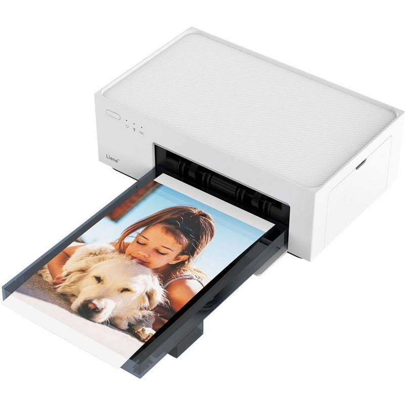 Liene Amber M100 4"x 6" Photo Printer - US Plug + AU Adapter, 20 Sheets & Ink Cartridge