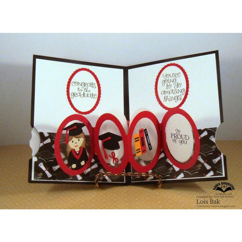 Karen Burniston - Clear Photopolymer Stamps - Grad Greetings