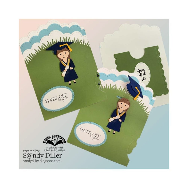 Karen Burniston - Clear Photopolymer Stamps - Grad Greetings
