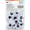 CousinDIY Paste-On Wiggle Eyes 25mm 20/Pkg Black