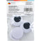 CousinDIY Paste-On Wiggle Eyes 40mm 6/Pkg Black