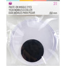 CousinDIY Paste-On Wiggle Eyes 150mm 2/Pkg Black