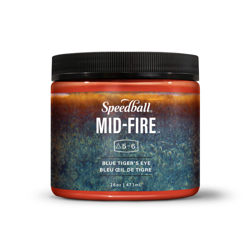 Speedball Mid-Fire Glaze 473ml - Blue Tiger's Eye