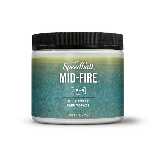 Speedball Mid-Fire Glaze 473ml - Blue Topaz