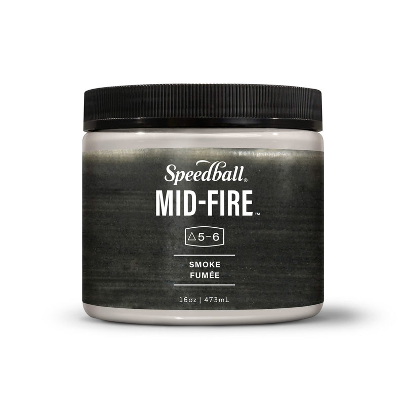Speedball Mid-Fire Glaze 473ml - Smoke