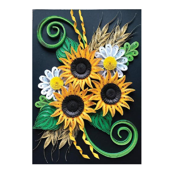 Poppy Crafts A4 Quilling Kit 2 - Sunflowers