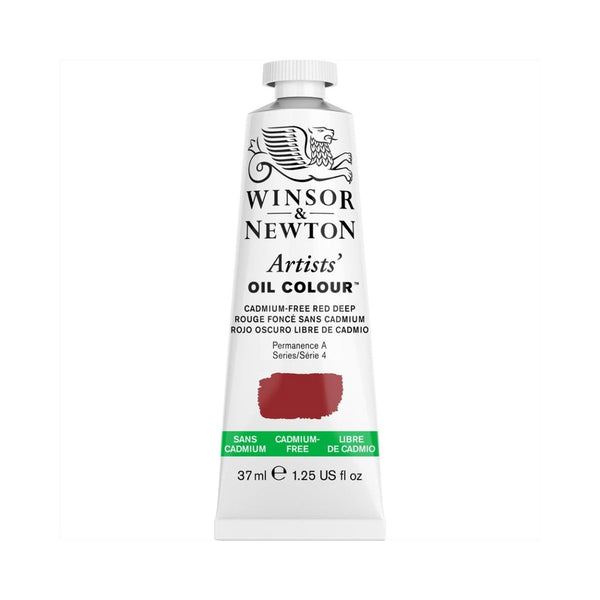 Winsor & Newton Artists' Oil Colour 37ml - S4 - Cadmium-Free Red Deep*