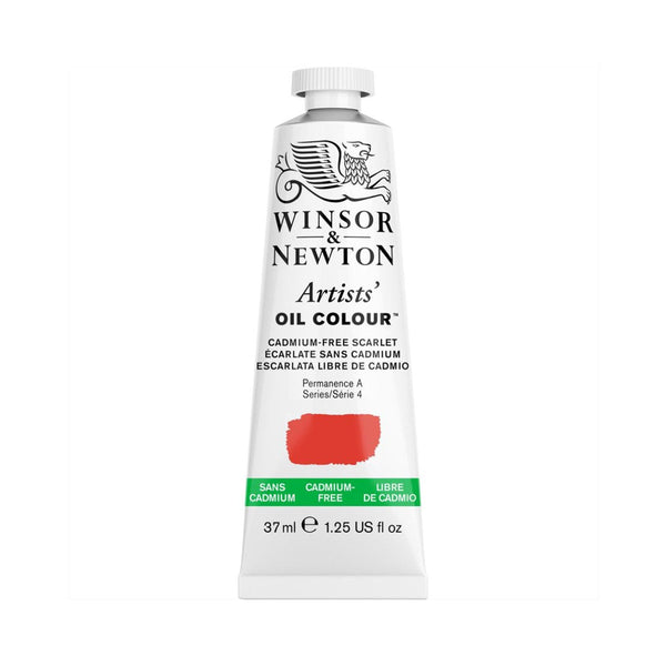 Winsor & Newton Artists' Oil Colour 37ml - S4 - Cadmium-Free Scarlet*