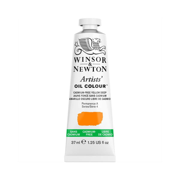 Winsor & Newton Artists' Oil Colour 37ml - S4 - Cadmium-Free Yellow Deep*