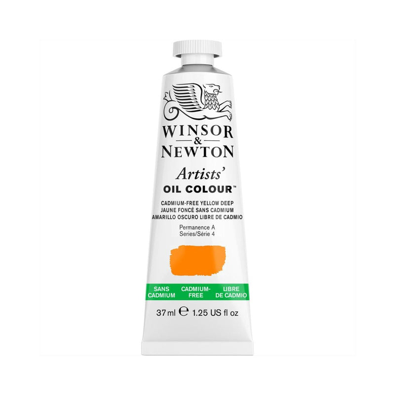 Winsor & Newton Artists' Oil Colour 37ml - S4 - Cadmium-Free Yellow Deep*