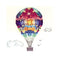 Poppy Crafts A4 Quilling Kit 7 - Air Balloon