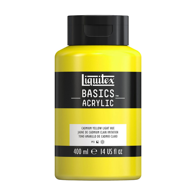 Liquitex Basics Acrylic Paint 400ml - Cadmium Yellow Light Hue