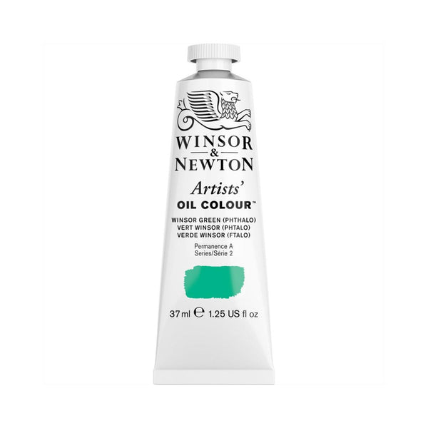 Winsor & Newton Artists' Oil Colour 37ml - S2 - Winsor Green (Phthalo)