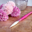 Da Vinci Pretty Pink Watercolour Wash Brush - Series 494 - Size 2