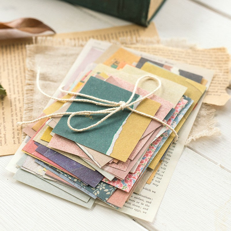 Poppy Crafts Cottage Garden Scrap Paper Pack - Vintage Grid