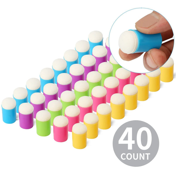 Universal Crafts Sponge Daubers & Storage Case 41pcs - Multi-Colour