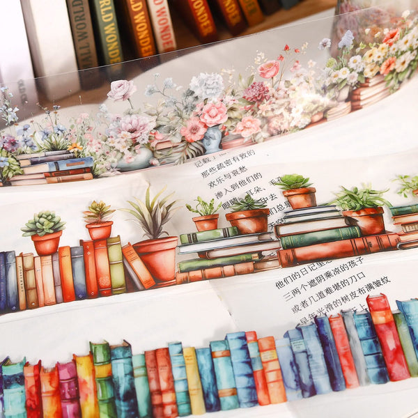 Poppy Crafts Bookshelf Sticker Roll - Natures Beauty