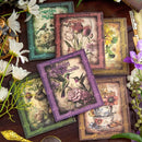 Poppy Crafts Burnt Edge Scrap Paper Pack - Garden of Memories 6 - 50pcs