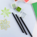 Universal Crafts Detailed Mini Blending Brushes 3 Pack - Flat