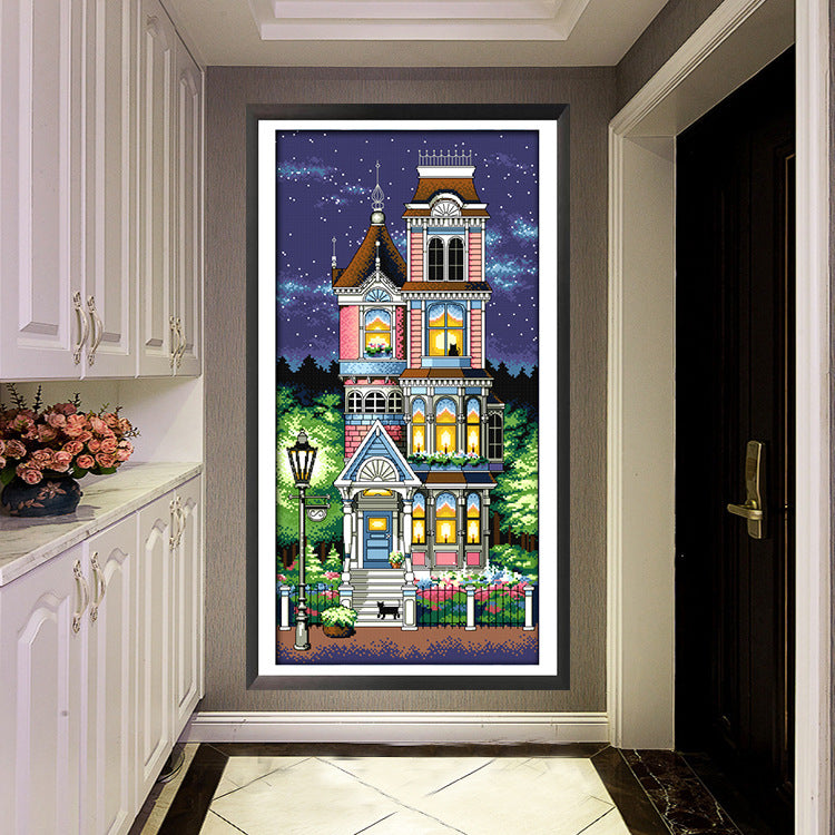 Poppy Crafts Cross-Stitch Kit - A Quiet Night*