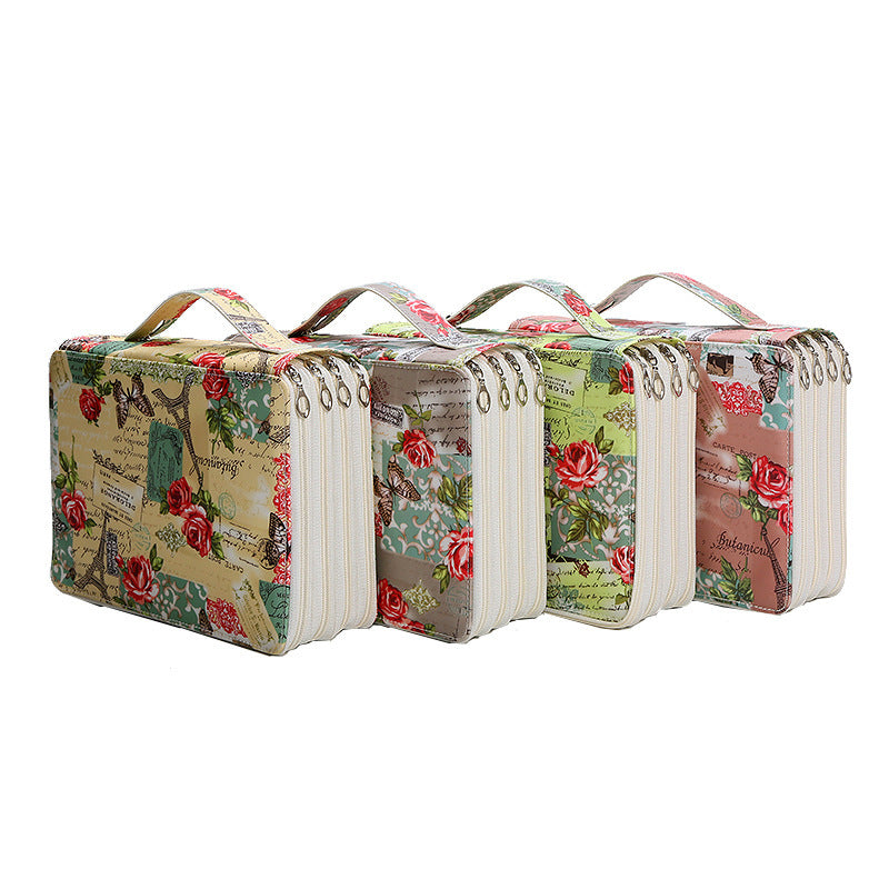 Poppy Crafts Floral Pencil Case