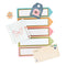 American Crafts April & Ivy Ephemera Die-Cuts w/Gold Foil 60/Pkg - Journaling*