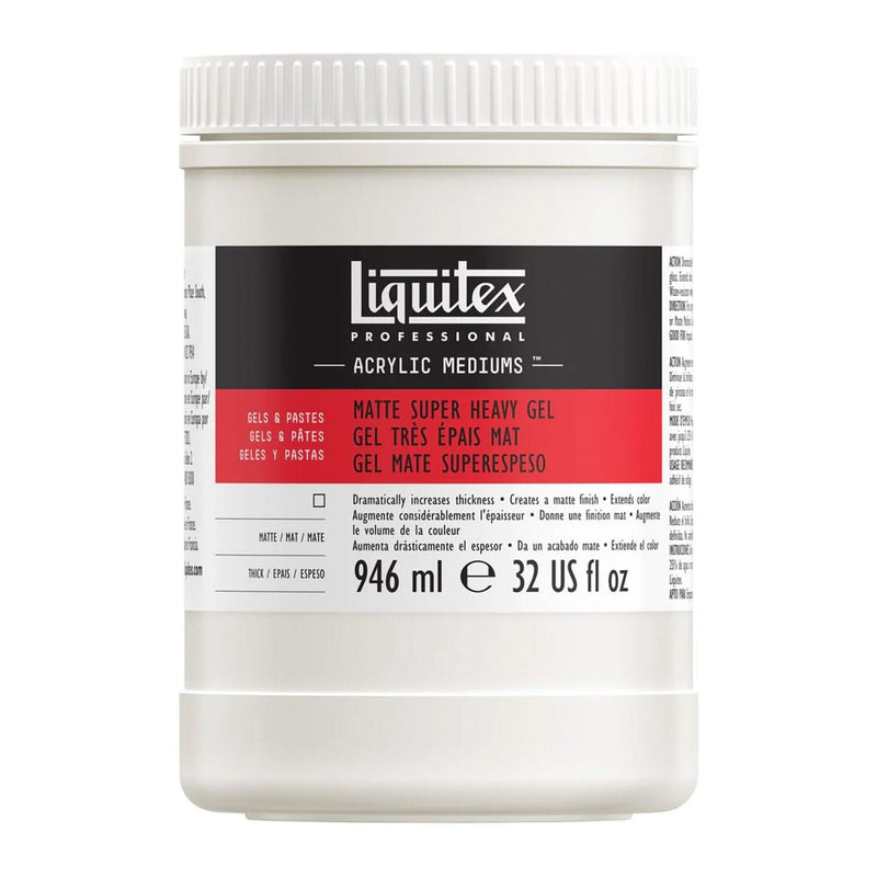 Liquitex Professional Matte Super Heavy Gel Medium 946ml